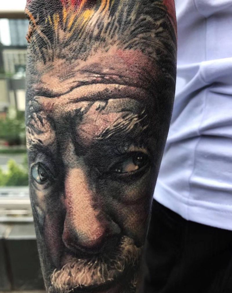 甘道夫纹身图片