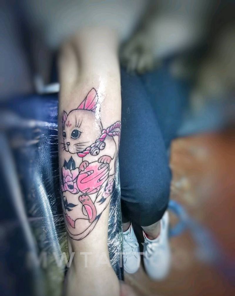 小猫咪纹身图片