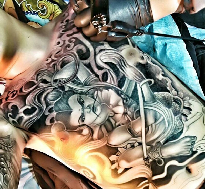 三太子纹身图片