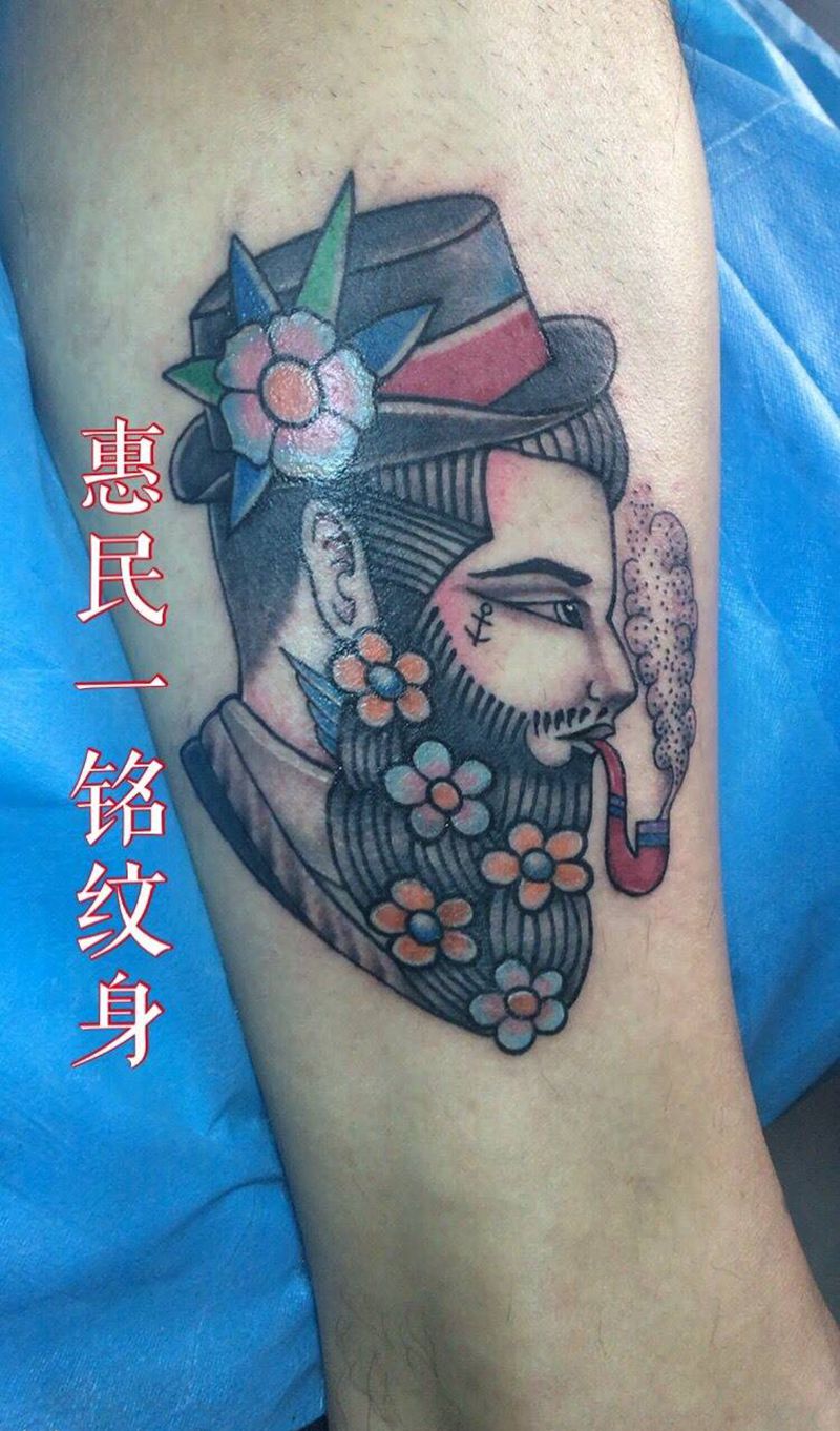 酷酷的藤纹身图片_成品颈部肩部胸部腿部脚部臀部欧美人物图腾纹身图案