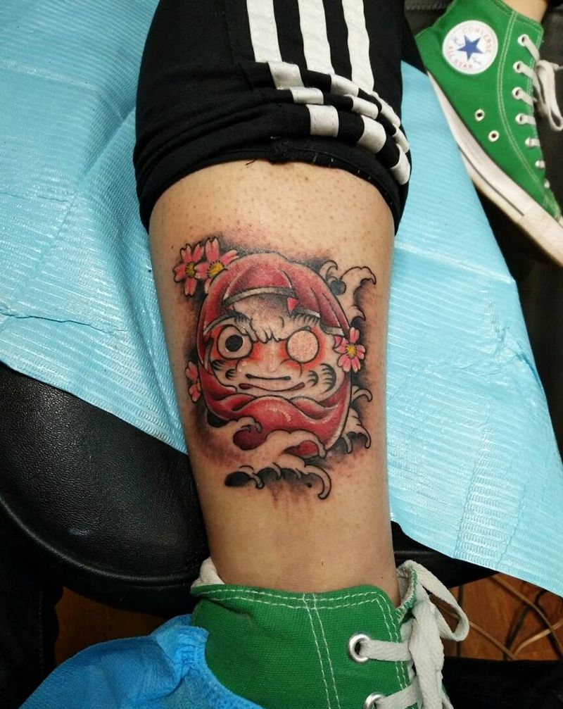 达摩蛋纹身图片