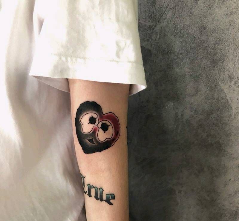 海绵宝宝纹身图片