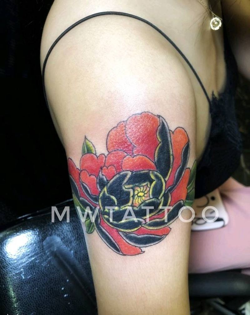 遮盖纹身图片_手臂Old School遮盖纹身图案