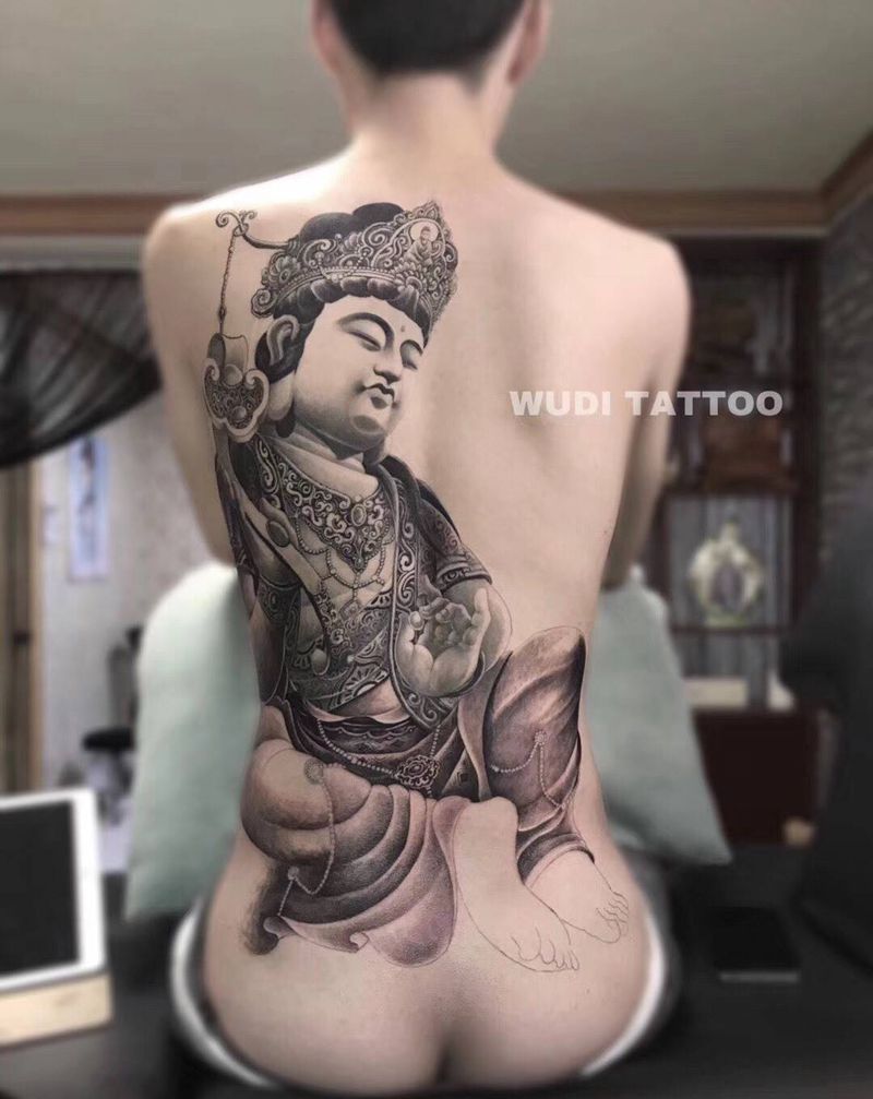 普贤菩萨纹身图片