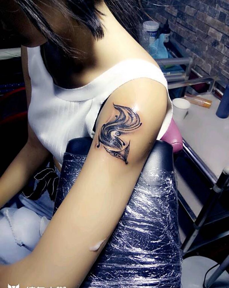 小狐狸纹身图片