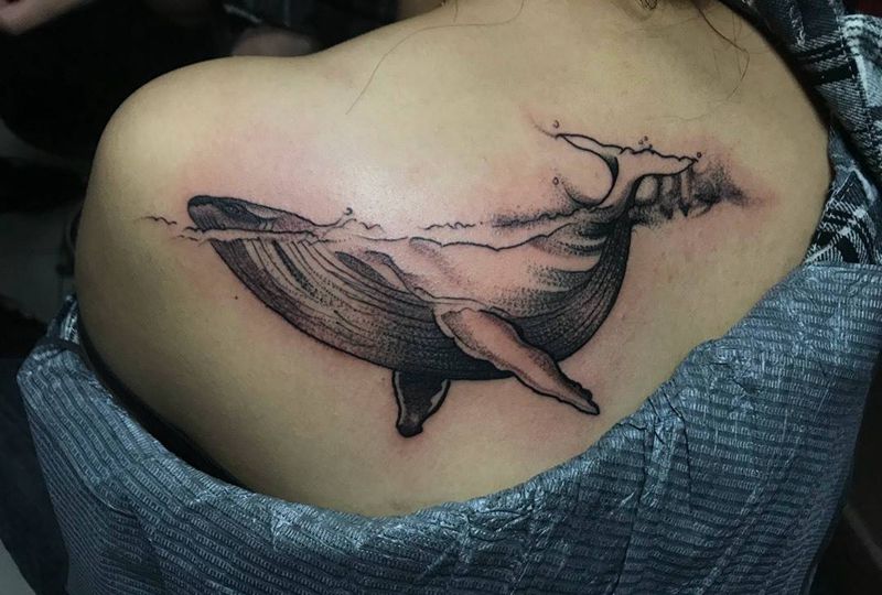 鲸纹身图片