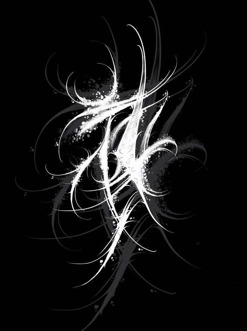 花体字纹身图片