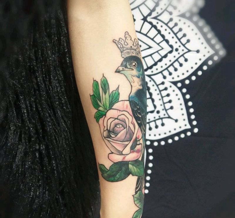 遮盖图案纹身图片_手臂纹身图案