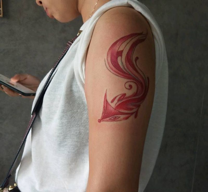 小狐狸纹身图片