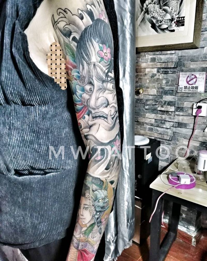 花臂纹身图片