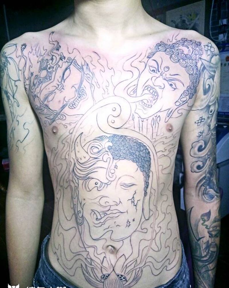 一念之间纹身图片