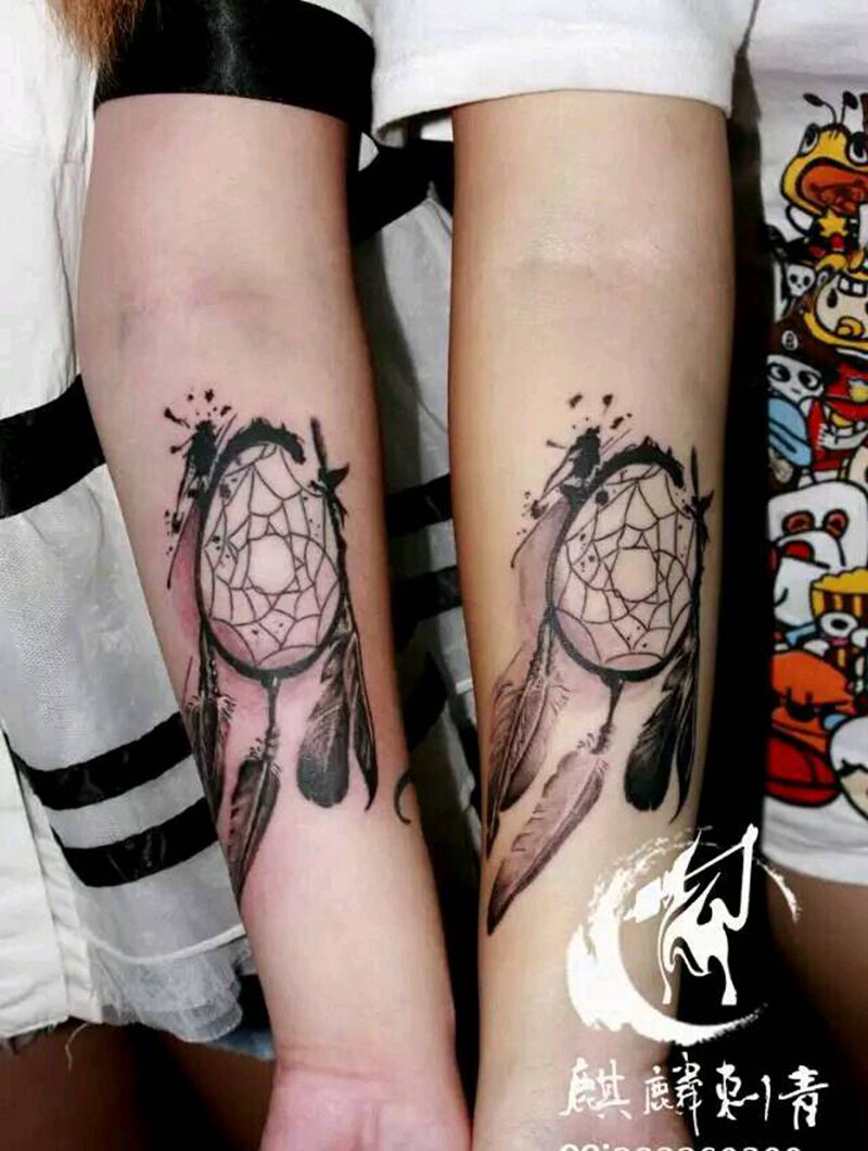 捕梦网闺蜜同款纹身图片