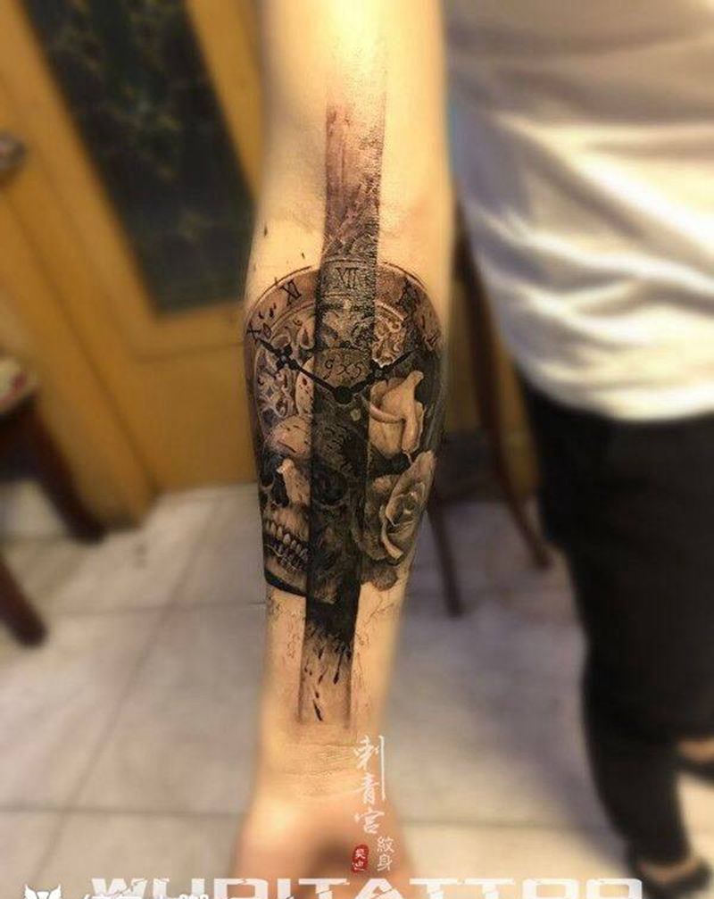 展会作品纹身图片_手臂欧美纹身图案