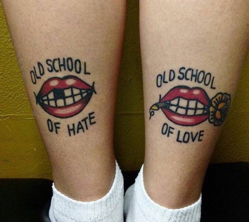 小腿后侧纹身纹身图片_动物植物人物肖像成品腿部欧美纹身图案