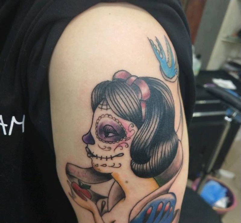 白雪公主纹身图片