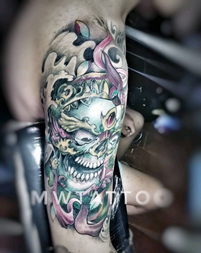 嘎巴拉纹身图片