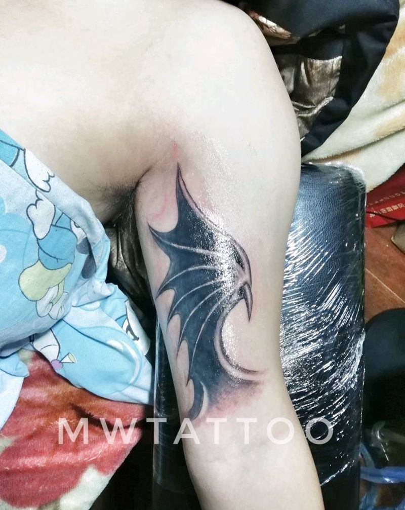 羽翼纹身图片