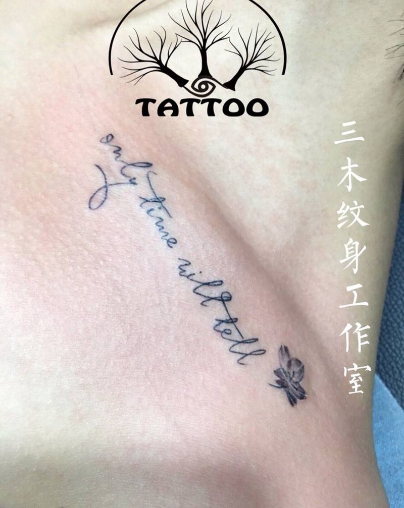 小字母纹身图片