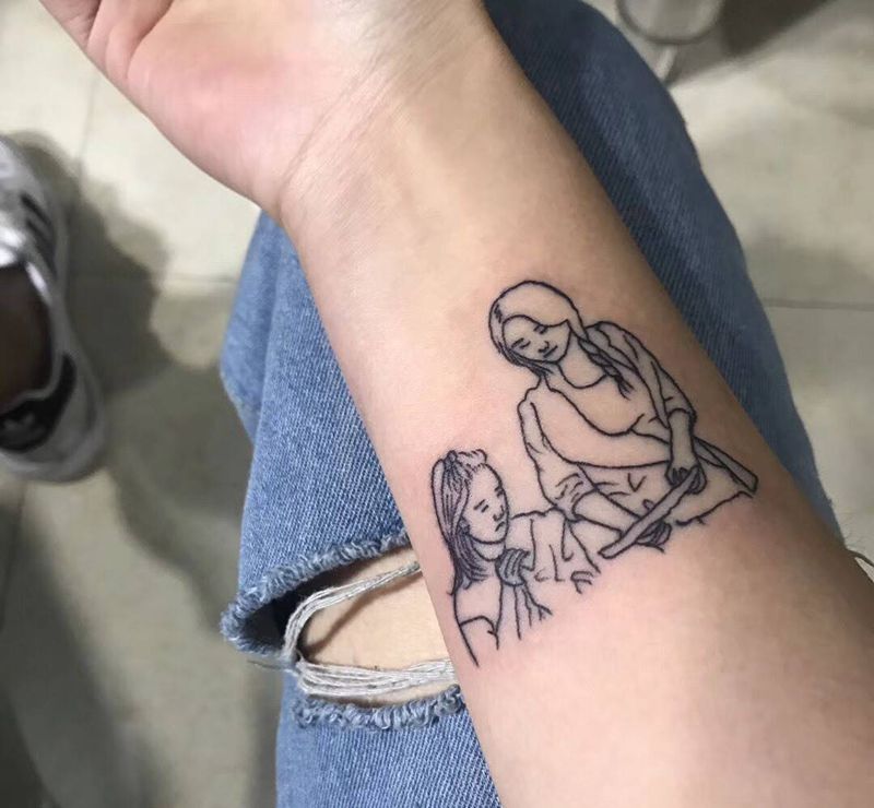 简笔画纹身图片