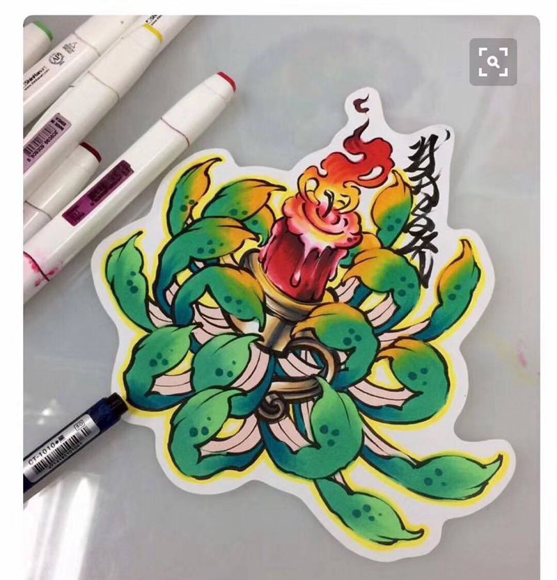 New school纹身图片_手臂颈部New School纹身图案