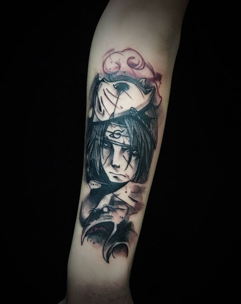 呦呦纹身图片_手臂纹身图案