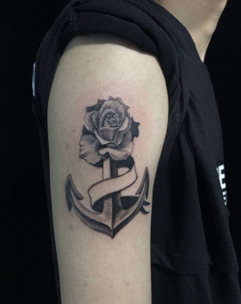 船⚓️纹身图片_手臂纹身图案