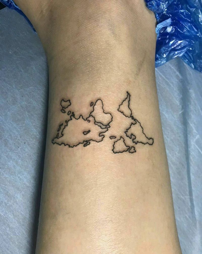 世界浓缩版纹身图片