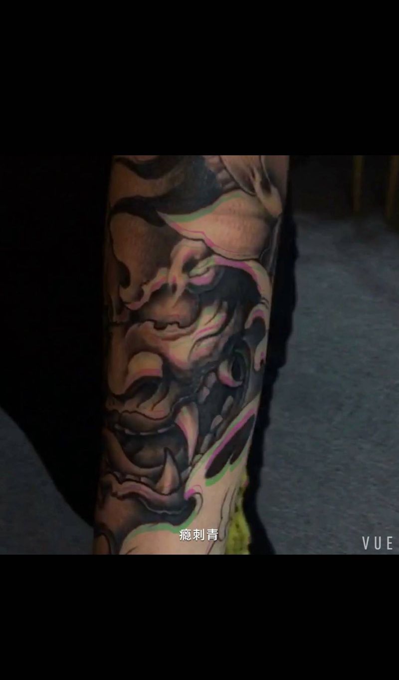 另类般若纹身图片