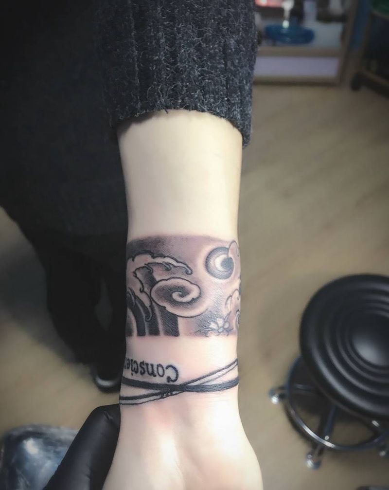 臂环，顾客自带图纹身图片