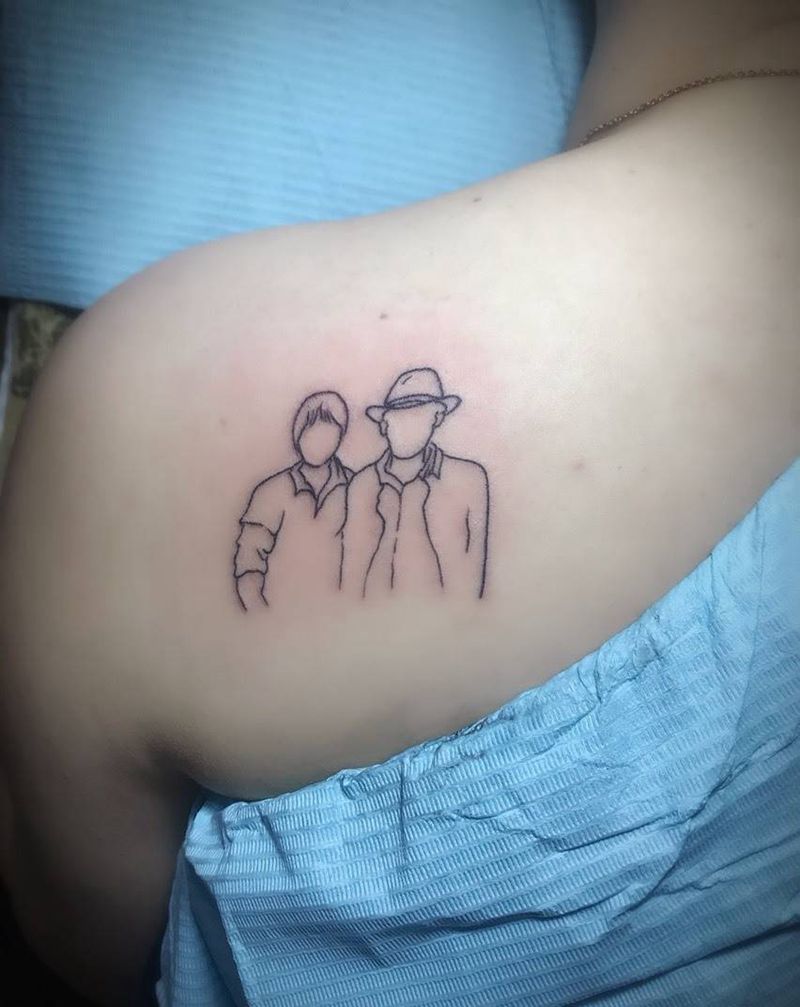 简笔画纹身图片