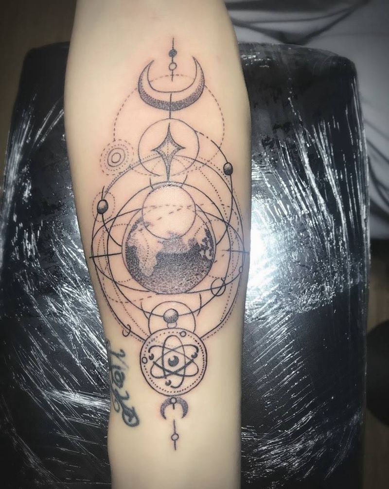 小臂内侧✌️纹身图片