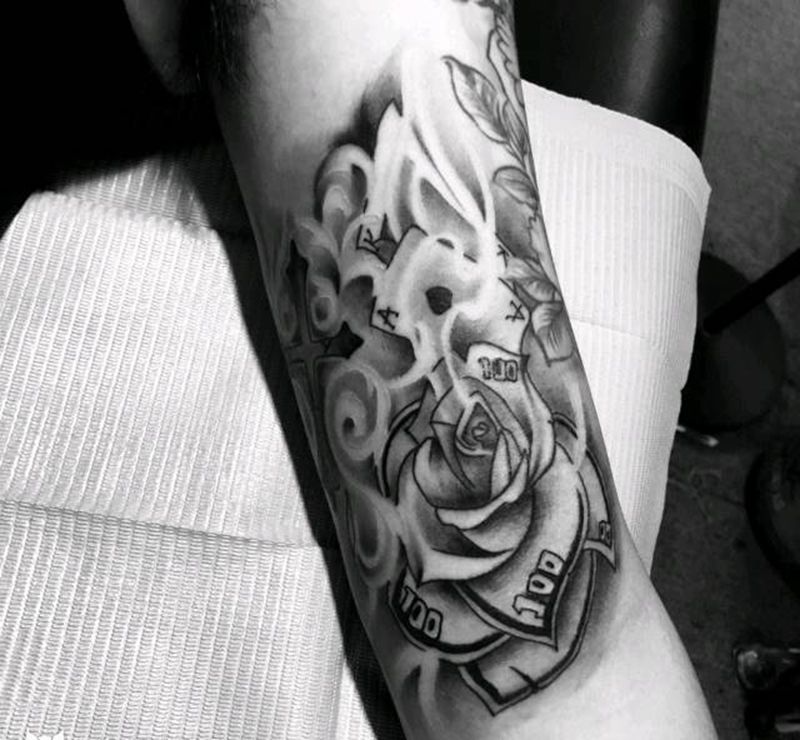 赌纹身图片_手臂纹身图案