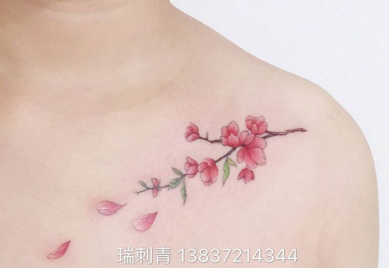 一枝独秀纹身图片