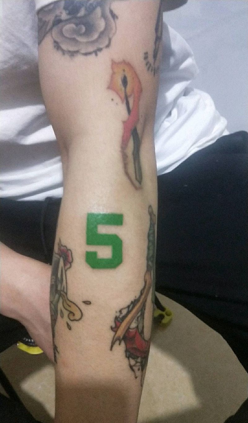 怀念纹身图片_手臂纹身图案