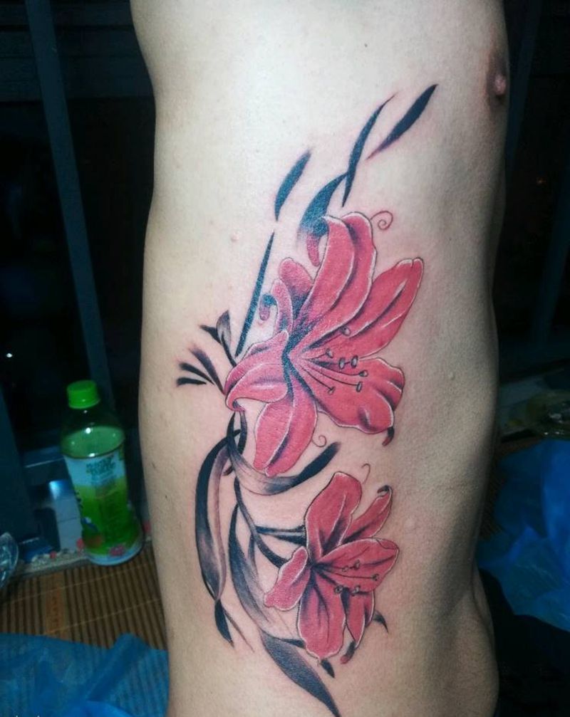 彼岸花纹身图片