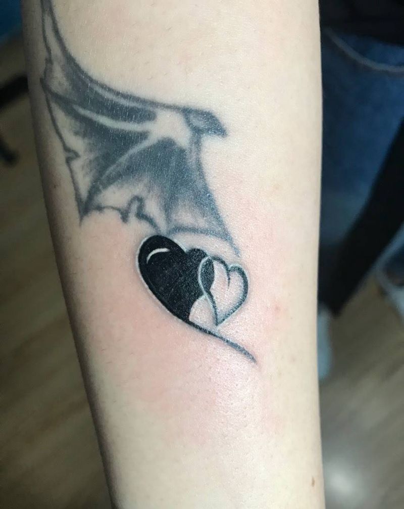 遮盖前后对比纹身图片