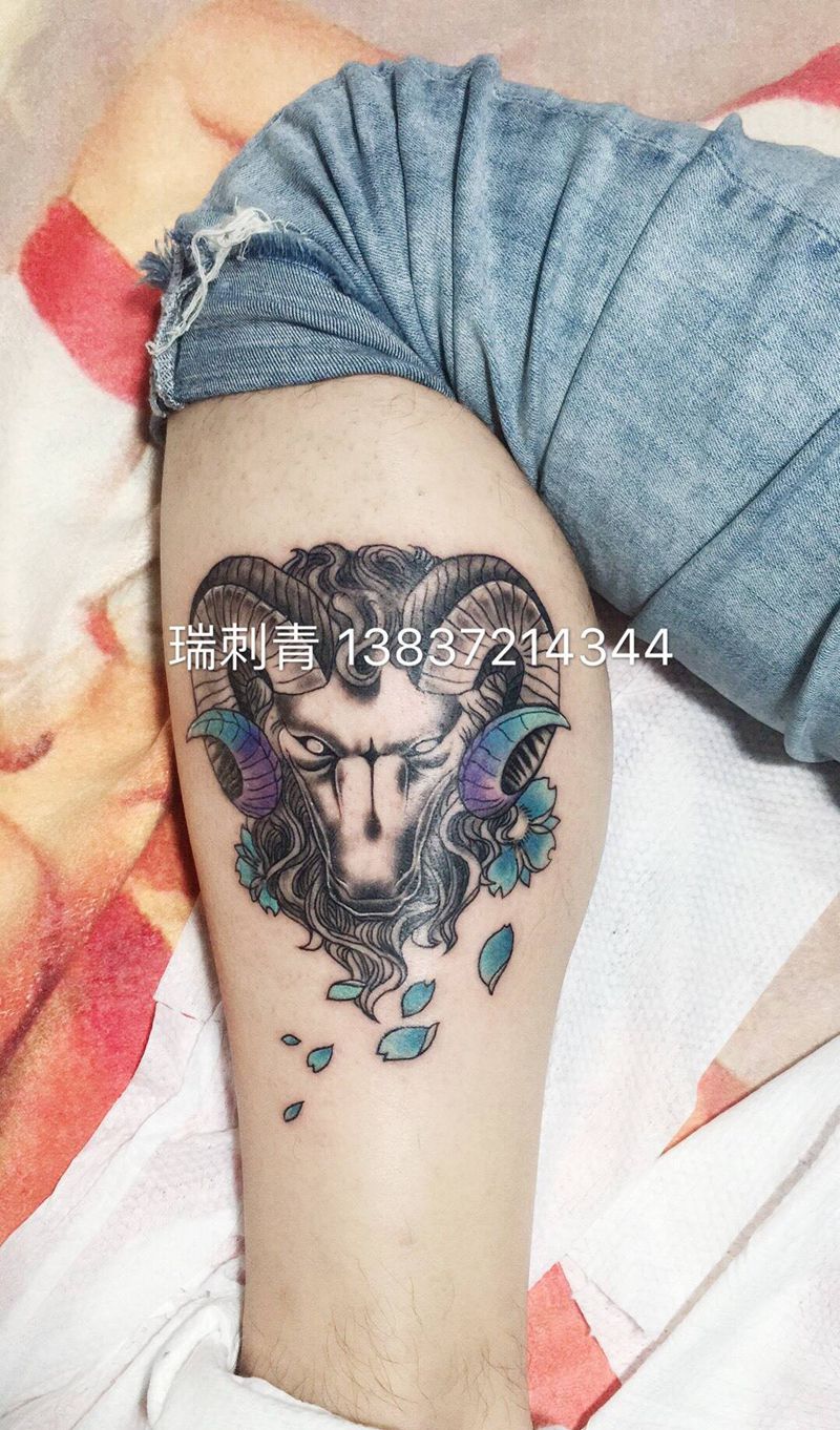 白羊座♈纹身图片