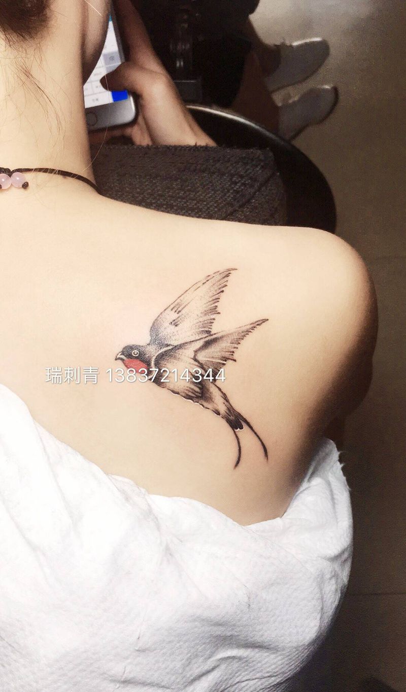 小燕子纹身图片