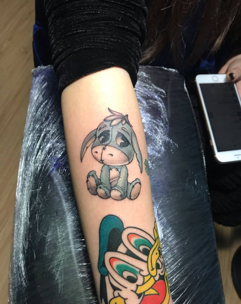 驴和鸭纹身图片