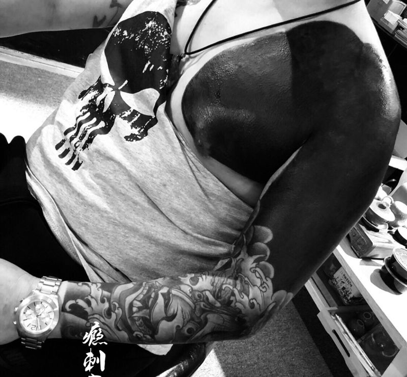 覆盖作品未完纹身图片