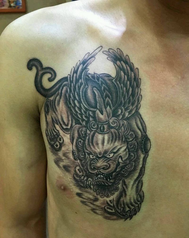 貔貅纹身图片