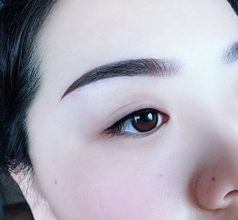 半永久纹眉纹身图片_半永久纹绣纹身图案