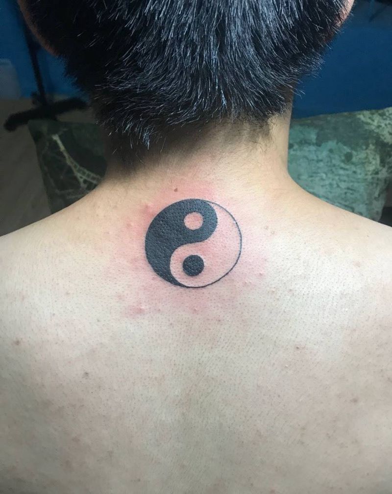 太极图纹身图片