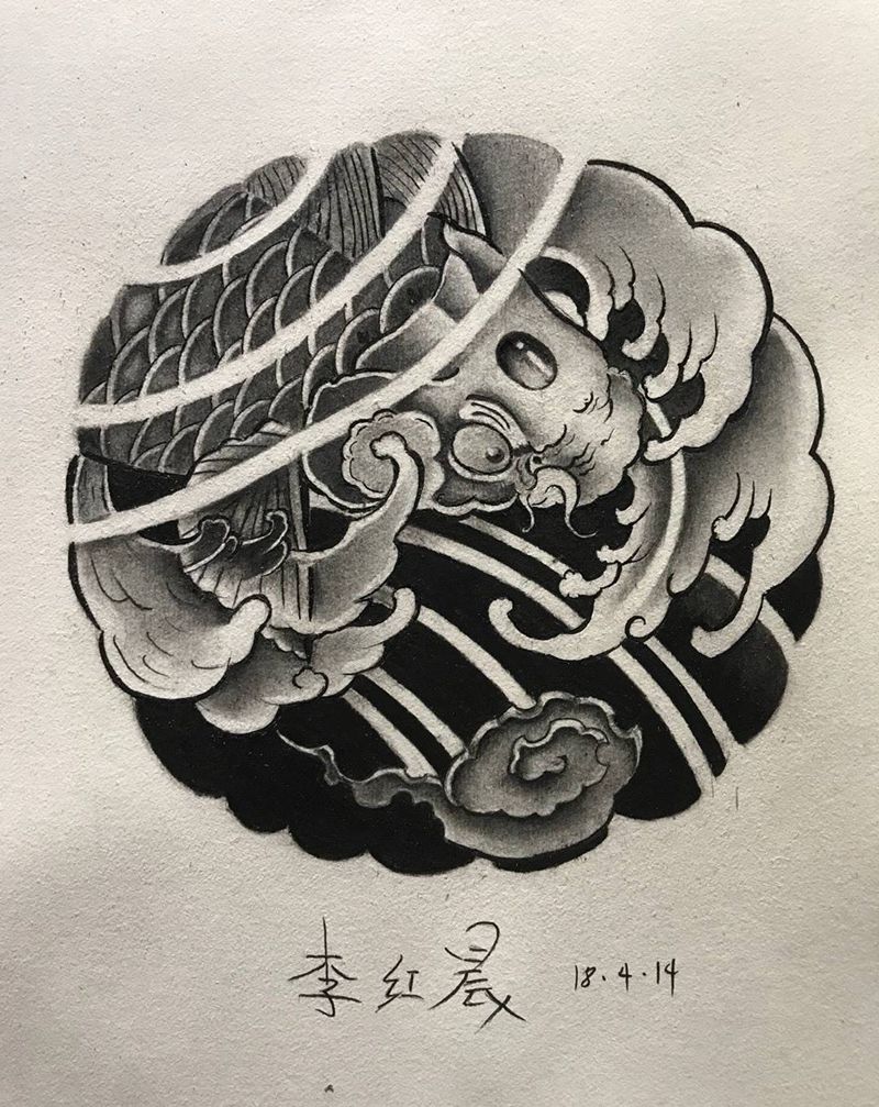 手绘手稿纹身图片