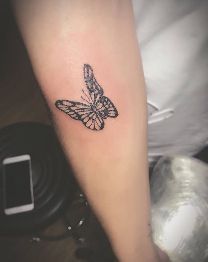 蝴蝶纹身图片