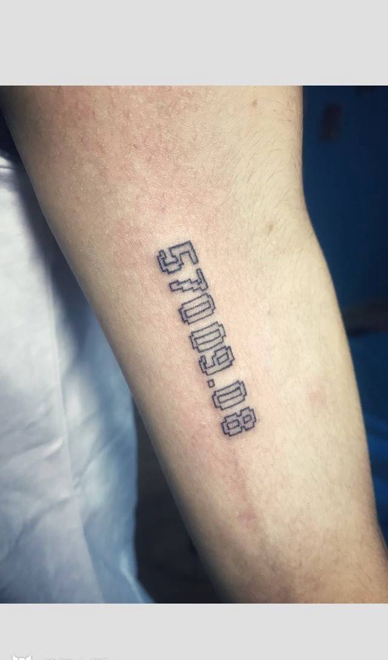 数字纹身图片