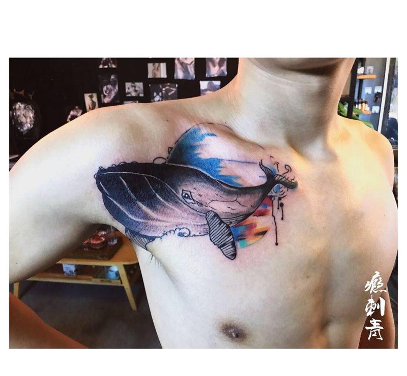 海洋生物纹身图片