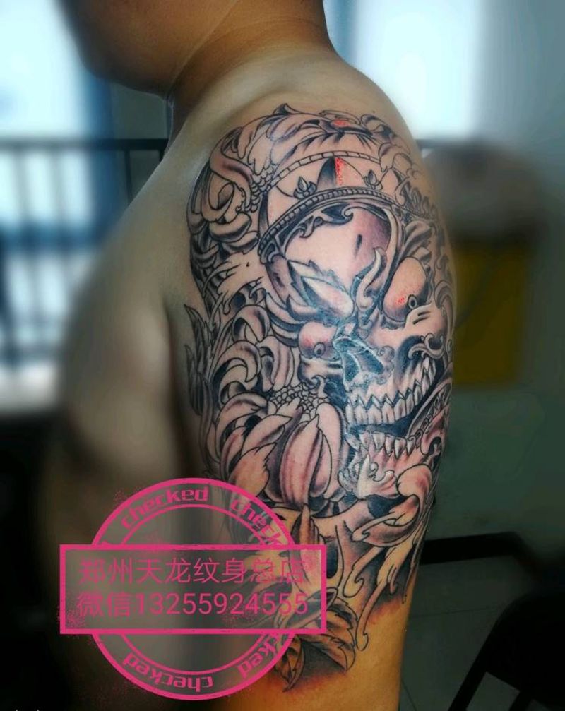 嘎巴拉纹身图片