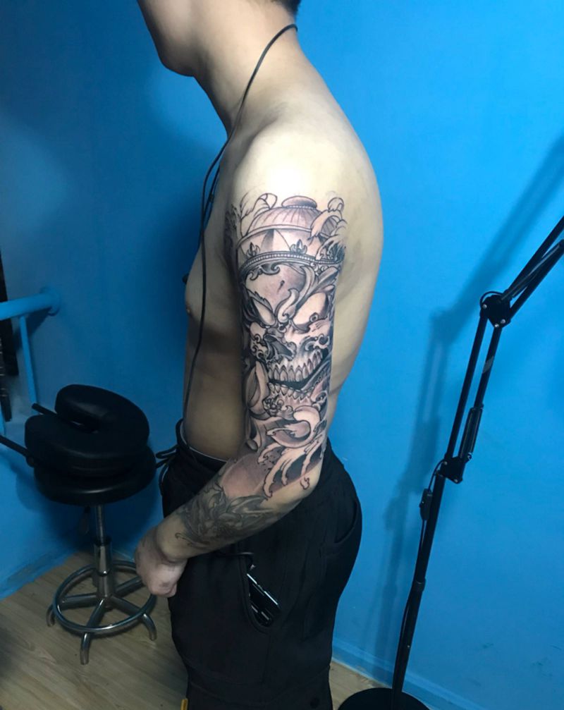 嘎巴拉未完纹身图片