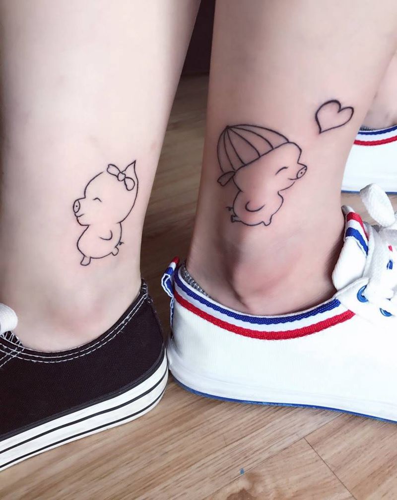 情侣图纹身图片